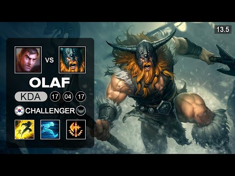 Olaf vs Jayce Top - KR Challenger - Patch 13.5 Season 13