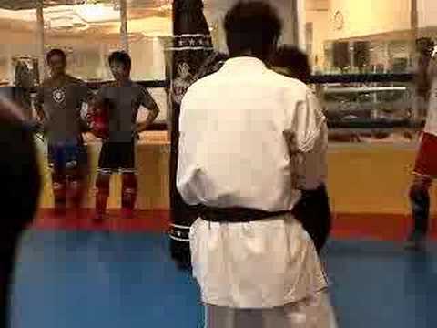 Dr.F’s seminor @gold gym７　spar 格闘技セミナー＠ゴールドジム⑦スパー かくくりＴＶ