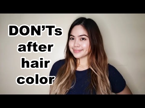 YouTube video about: Can you flat iron your hair after dying it?