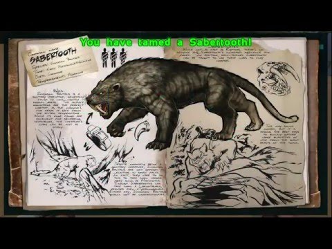 Taming a Sabertooth - Ark Survival: Evolved (Xbox One)