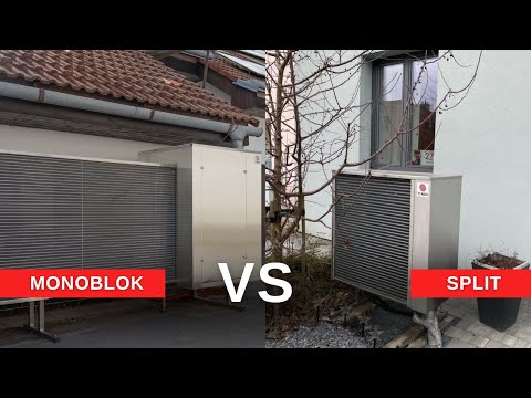 Monoblok vs split (dělené provedení) - co je lepší? Jejich plusy a mínusy