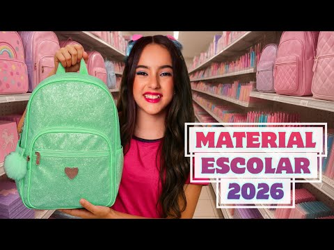COMPRANDO MEU MATERIAL ESCOLAR 2026
