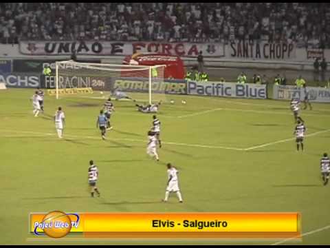 Melhores momentos do 1º tempo de Santa Cruz 3 x 1 Salgueiro - PE 2012