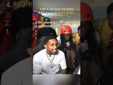 top 5 reggie vs ddg rap battle best bars #reggie #ddg #kaicenat #fyp #viral #top5 #foryou #trending