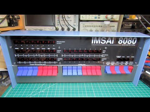 Building an IMSAI 8080 Clone (the "IMSAI 8080 Replica" by thehighnibble.com); with Demonstration