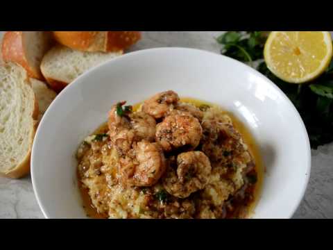 BBQ Shrimp over Grits