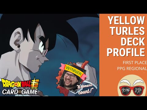 FIRST PLACE!! Yellow Turles - PPG Regional (Dragon Ball Super Card Game)