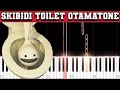 Skibidi Toilet Otamatone Beginner Super Easy Slowed Piano Tutorial Free Sheet Music MIDI