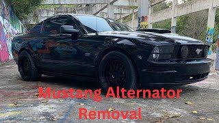 2005-2009 Ford Mustang GT Alternator removal