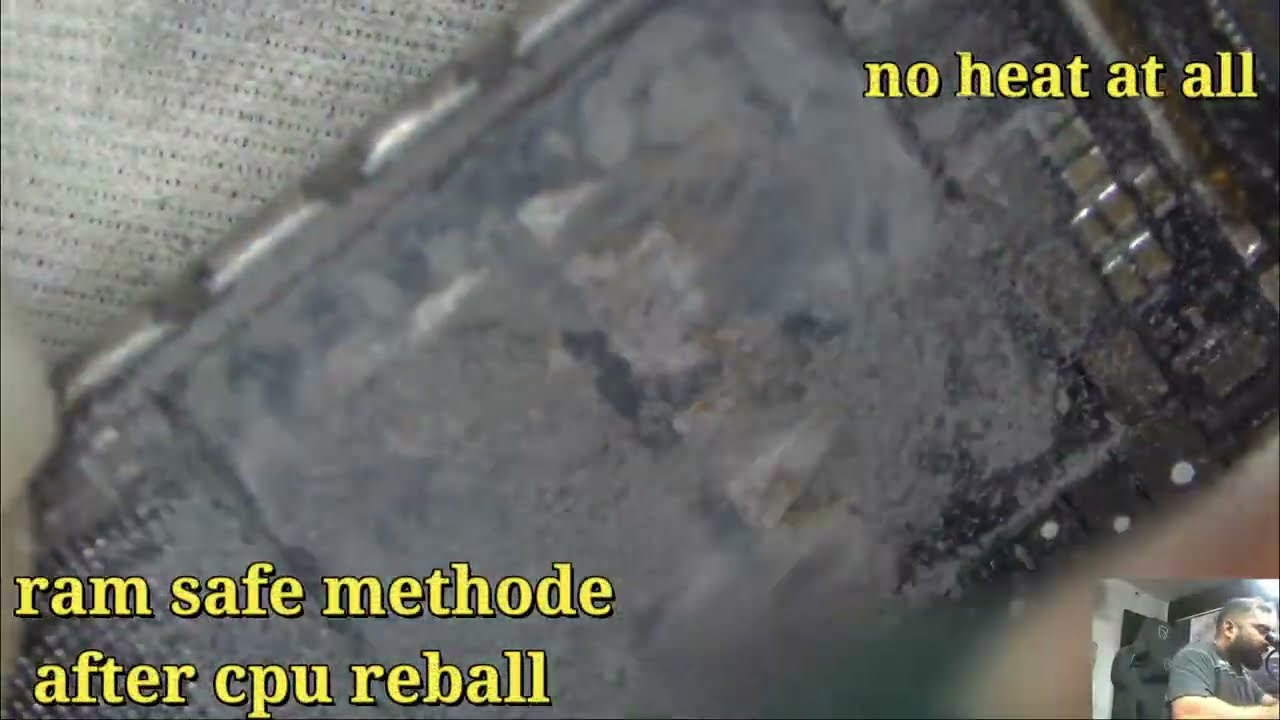 how to separate iphone ram after cpu reball safe methode