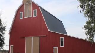 preview picture of video 'New siding on a barn in Okeene, OK Warm Fuzzy Feeling All Over!'