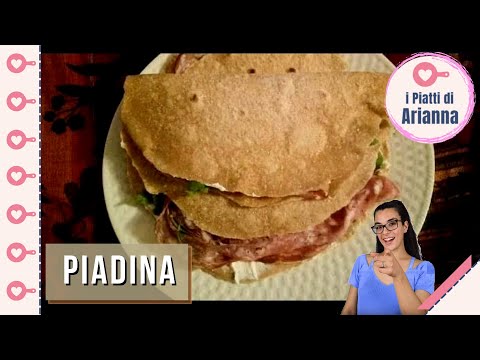 Piadine fatte in casa - #iPiattiDiArianna