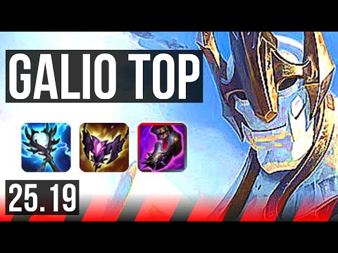 GALIO vs RENEKTON (TOP) | 9/3/10, 32k DMG | KR Diamond | 25.19