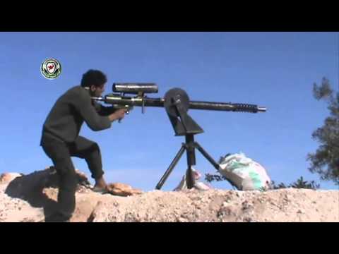 استهداف عناصر النظام على جبهة الأشرفية برشاش محلي في ريف حمص من قبل لواء أسود الإسلام