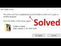 Fix The Action Cannot Be Completed Because The File Is Open In Another Program On Windows 10 11