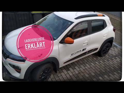 LADEVERLUSTE 🔋 Elektroauto - gut zu wissen/ Beispiel Dacia Spring ✅