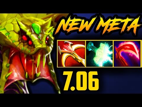 DOTA 2 NEW META : VENOMANCER CARRY -  PATCH 7.06 GAMEPLAY