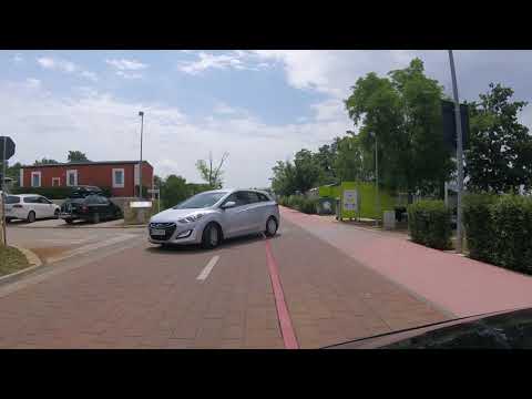 Camping Park Umag 2017 - Fahrt über den Platz