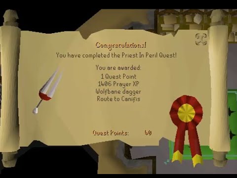 Old School Runescape 2020 Priest in Peril quest guide