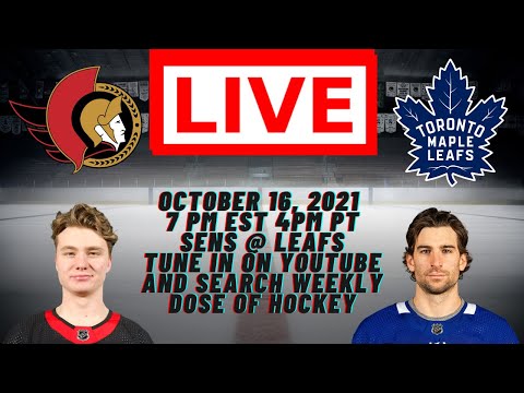 Nhl Toronto Maple Leafs vs Ottawa Senators