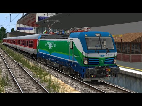 Trainz 12: Varna - Sofia with fast train; Gorna Oryahovitsa - Mezdra (Part 3/4)