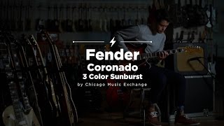 Video thumbnail for Fender Coronado 3 Color Sunburst | CME Gear Demo | Andrew Wittler by Chicago Music Exchange