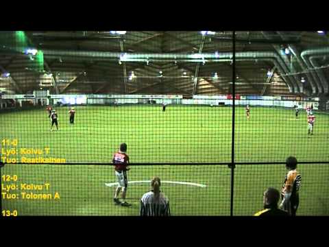 Juoksukooste ottelusta Oulujoen Kiekko - Haapajärven Pesä-Kiilat