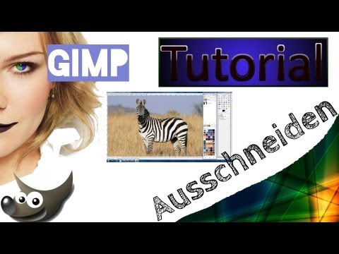 Gimp Tutorial #2: Bilder Ausschneiden und Einfügen II Freie Auswahl [GERMAN HD]