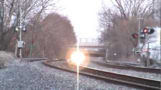 preview picture of video 'csx marc at washington grove md'