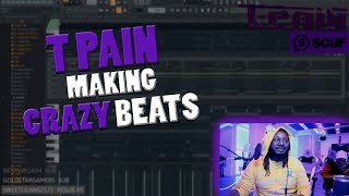 T Pain Making CRAZY Beats Live on Twitch 🔥