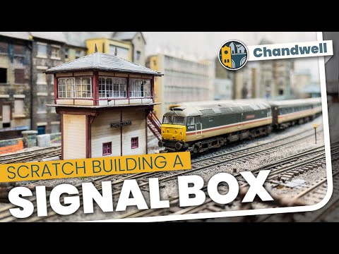 Signal Box at last! Making a signal box from cheap and simple materials - Scratch built model