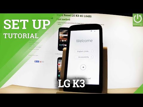 How to Set Up LG K3 4G LS450 - Beginner's Guide / LG Activation