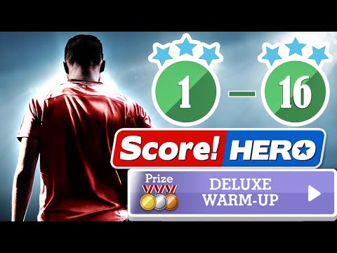 Score! Hero - DELUXE WARM-UP Event - level 1 to 16 - 3 Stars