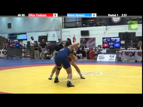 48 KG R16 - Elitsa Yankova (Bulgaria) vs. Allene Somera (OTC)