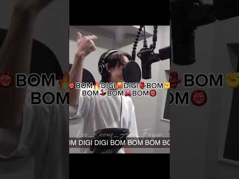 Felix recording “Topline” #felix #bomdigidigi