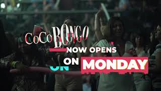 Coco Bongo Punta Cana now opens on Monday