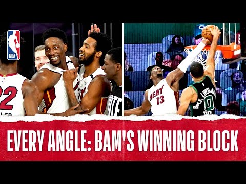 Every Angle: Bam Adebayo's GAME-WINNING BLOCK!
