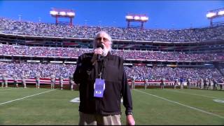 Charlie Daniels Sings National Anthem at Titans-Jaguars Game 11-10-13