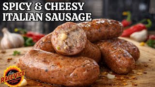 Spicy Cheesy Italian Sausage (Homemade With Calabrian Chili Peppers)