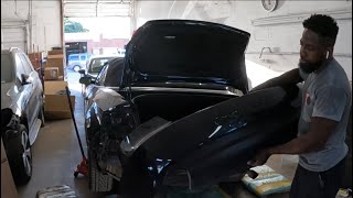 2012 Audi A-5 how to take the back bumper and taillight off