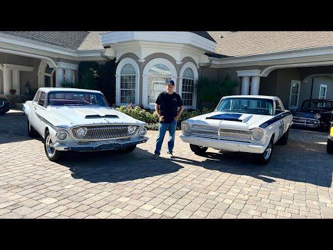 Crank up the 1962 dodge dart max wedge 413 car 😎(muscle car Corner)