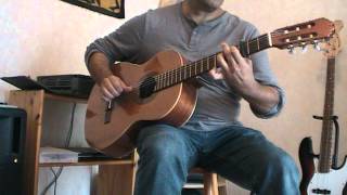 Cours ( tuto ) guitare pour La Déclaration d'amour (  partition en tab )