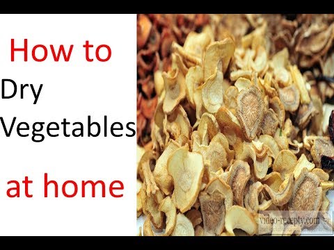 How to Dry Vegetables at Home