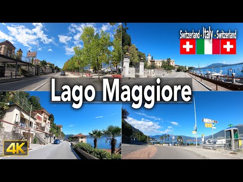Lago Maggiore, Switzerland/Italy 🇨🇭🇮🇹 4 Hour 36 Minute scenic drive around the Lago Maggiore