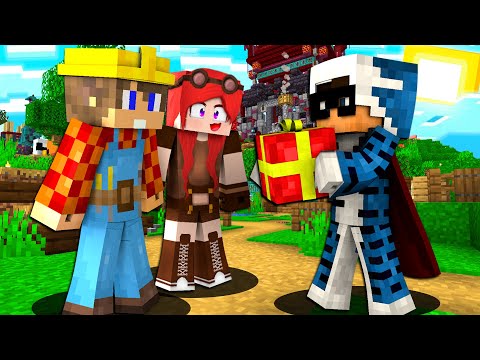 HO FATTO I REGALI DI NATALE AI MIEI AMICI NELLA BIG VANILLA MINECRAFT - ITA