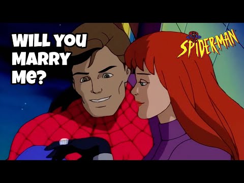 Peter proposes to Mary-Jane | Spider-Man: The Animated Series (HD)