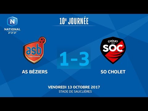 J10 : AS Béziers - SO Cholet (1-3), le replay