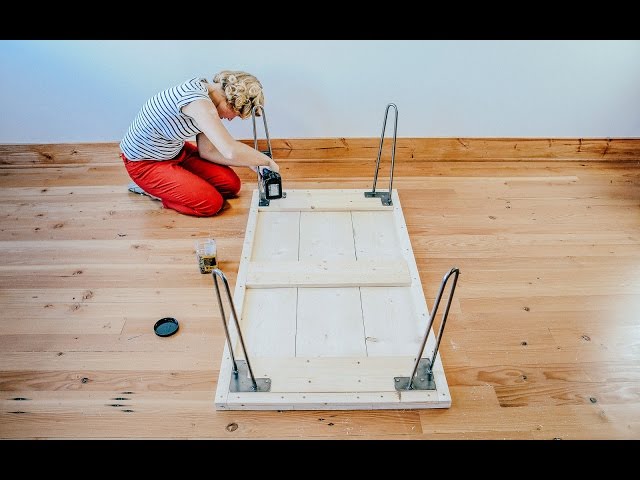 DIY Hairpin Leg Coffee Table