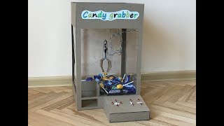 How to Make Toy Candy Grabber Claw Machine from Cardboard