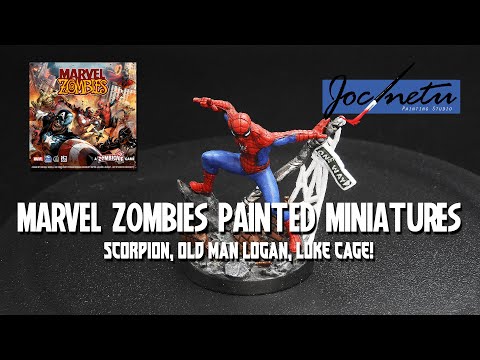 Marvel Zombies Painted Miniatures Part 7 ?️ | Spider-Man, Scorpion, Old Man Logan & More!
